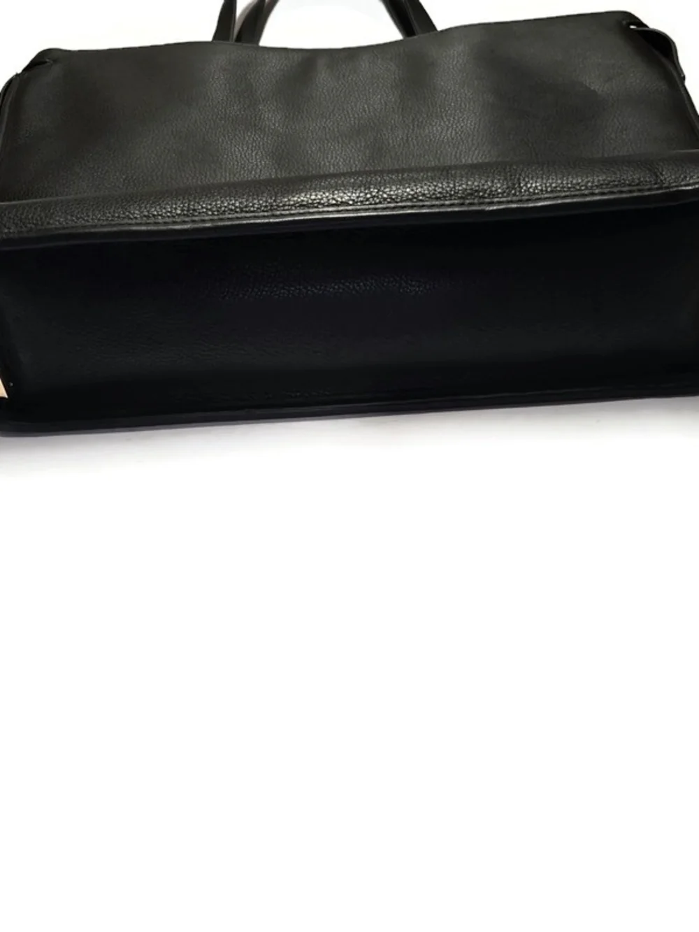 Louise Et Cie Laptop Bag Womens Large Black Leather Tote Zip Work Shoulder